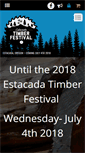 Mobile Screenshot of estacadatimberfestival.com